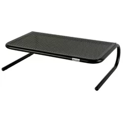 Allsop Metal Art Monitor Stand with 14-in Wide Platform - Black