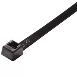 ACT 17.7-cm (7-in) 50-lbs Standard Rated Cable Ties - 100-pack - Black